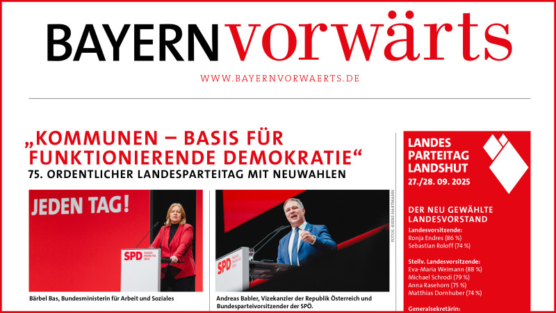 Vorschau auf den neuen BayernVorwärts